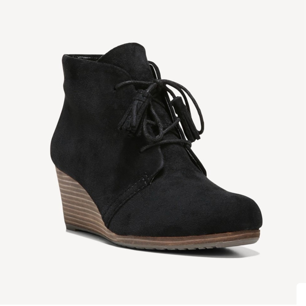 Dr. Scholl’s Dakota Black Boots Booties 10 Wide